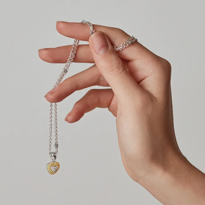 Caviar Lux Diamond Heart Necklace LAGOS Necklaces Caviar Lux Diamond Heart Necklace LAGOS Necklaces