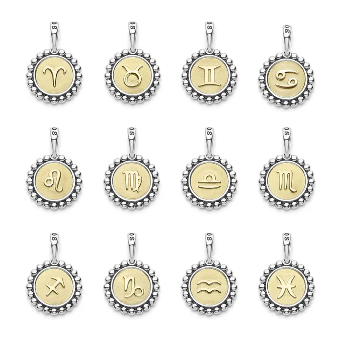 Charm Necklaces Signature Caviar Virgo Zodiac Charm LAGOS Charm Necklaces Signature Caviar Virgo Zodiac Charm LAGOS