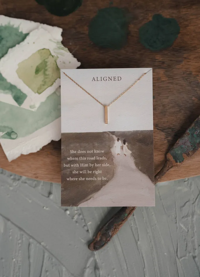 dearheartdesigns Necklaces Aligned Necklace