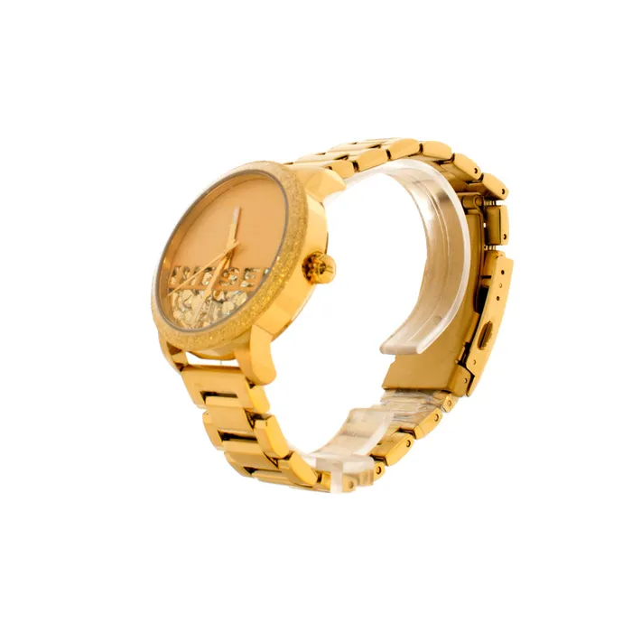 Diesel PreStyled Sets Diesel Ladies Gold Plated Watch With Gold Color Dial Diesel PreStyled Sets Diesel Ladies Gold Plated Watch With Gold Color Dial
