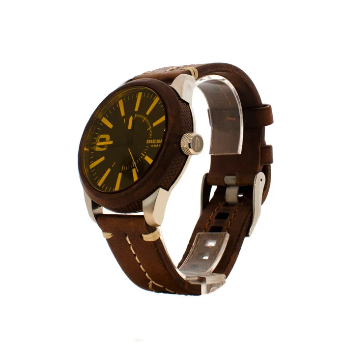 Diesel Watches Diesel Mens Watch With Brown Leather Strap Case Diesel Watches Diesel Mens Watch With Brown Leather Strap Case