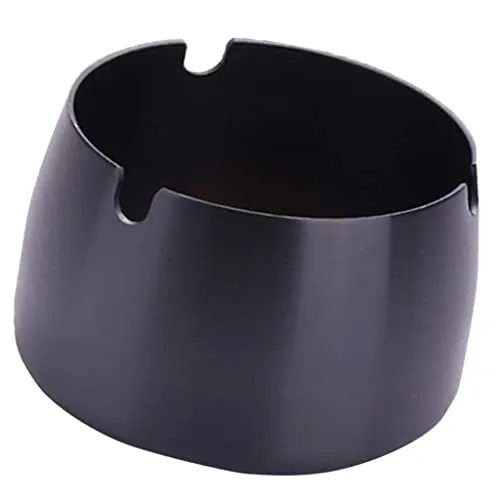 Dropshipped via Social Commerce Network Necklaces Fashion My Day Windproof Ashtray Stainless Steel Ash Tray for Home Office Black S Dropshipped via Social Commerce Network Necklaces Fashion My Day Windproof Ashtray Stainless Steel Ash Tray for Home Office Black S