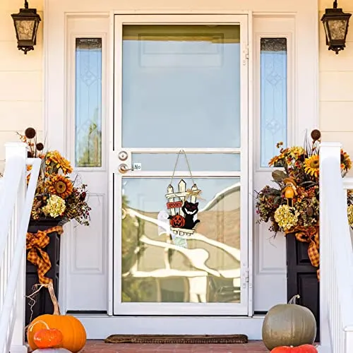 Dropshipped via Social Commerce Network Necklaces LOOM TREE Halloween Wreath Hanging Sign Halloween Party Decoration Pumpkin Cat 2 Dropshipped via Social Commerce Network Necklaces LOOM TREE Halloween Wreath Hanging Sign Halloween Party Decoration Pumpkin Cat 2