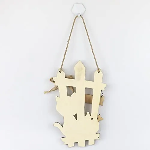 Dropshipped via Social Commerce Network Necklaces LOOM TREE Halloween Wreath Hanging Sign Halloween Party Decoration Pumpkin Cat 2
