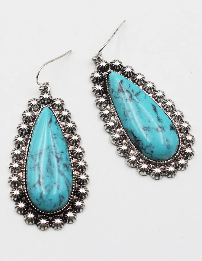 Earrings 070422 Stone Dangle Earrings