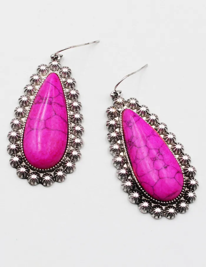 Earrings 070422 Stone Dangle Earrings Earrings 070422 Stone Dangle Earrings