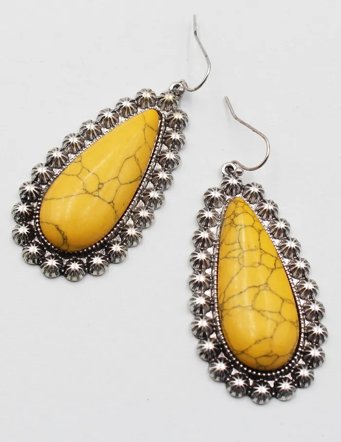 Earrings 070422 Stone Dangle Earrings Earrings 070422 Stone Dangle Earrings