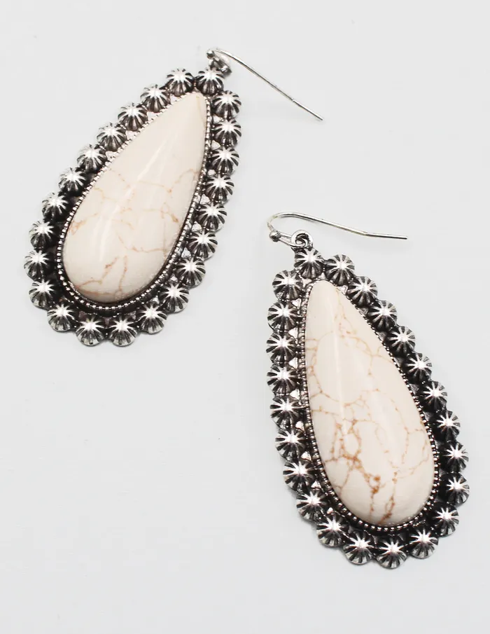 Earrings 070422 Stone Dangle Earrings Earrings 070422 Stone Dangle Earrings