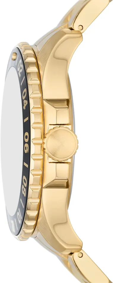 Earrings Fossil Fossil Blue GMT Gents Black Dial GoldTone Stainless Steel Watch Earrings Fossil Fossil Blue GMT Gents Black Dial GoldTone Stainless Steel Watch