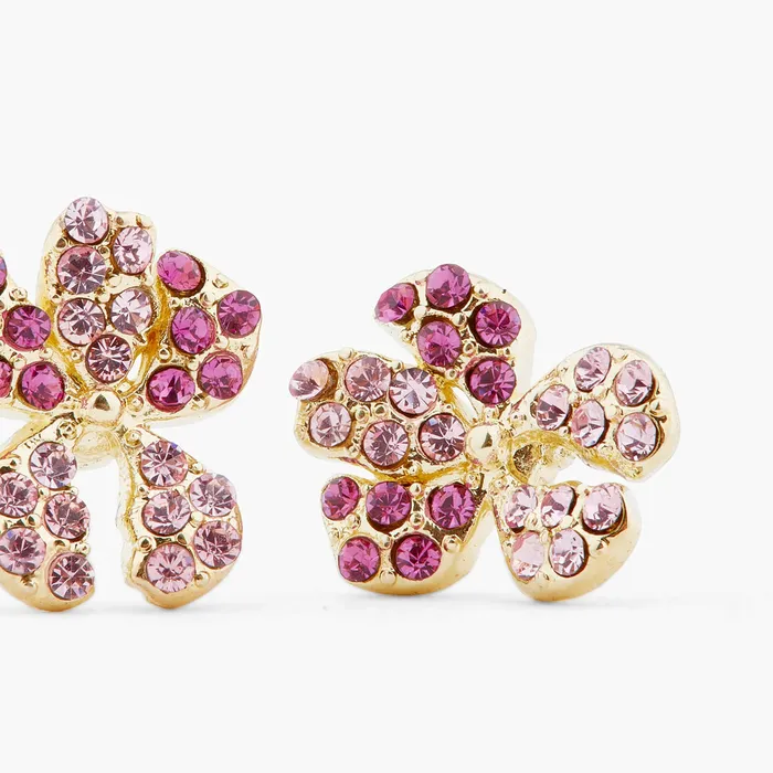 Earrings Les Nereides Les Nereides Wine And Roses Iris Post Earrings Earrings Les Nereides Les Nereides Wine And Roses Iris Post Earrings