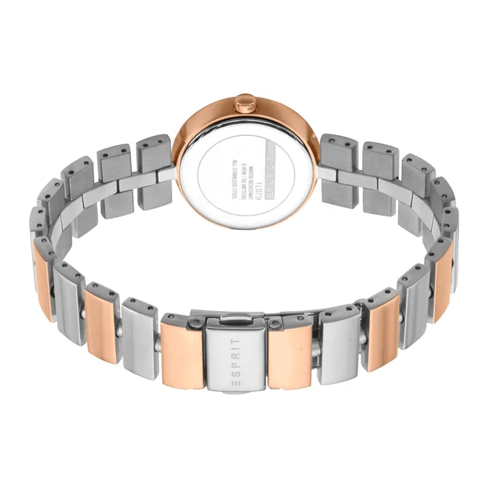 Esprit Bracelets Esprit Ladies 2Tone Stainless Steel Watch Silver Color Dial 2Tone Metal Bracelet Esprit Bracelets Esprit Ladies 2Tone Stainless Steel Watch Silver Color Dial 2Tone Metal Bracelet