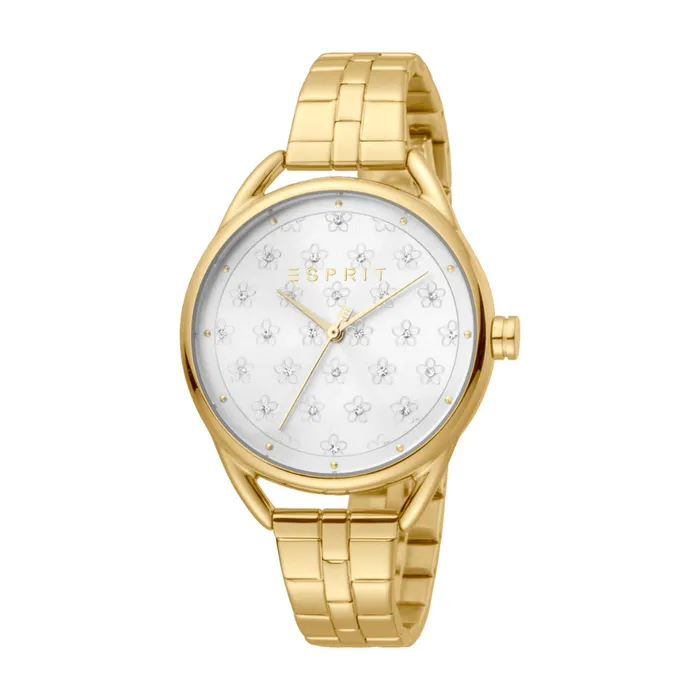 Esprit Bracelets Esprit Women Watch Gold Color Case Silver Dial Gold Color Stainless Steel Metal Bracelet Esprit Bracelets Esprit Women Watch Gold Color Case Silver Dial Gold Color Stainless Steel Metal Bracelet