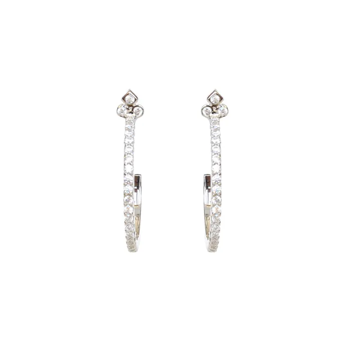 Esprit Earrings Esprit Earrings Silver Color With Stone 925 Silver