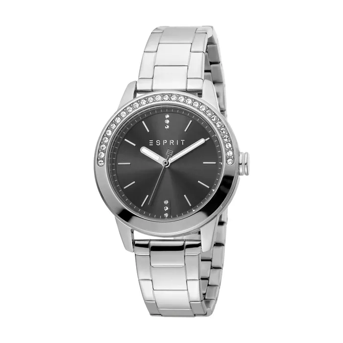 Esprit Ladies Watch Ss Case Bracelet With Stone Black Dial Esprit Bracelets Esprit Ladies Watch Ss Case Bracelet With Stone Black Dial Esprit Bracelets