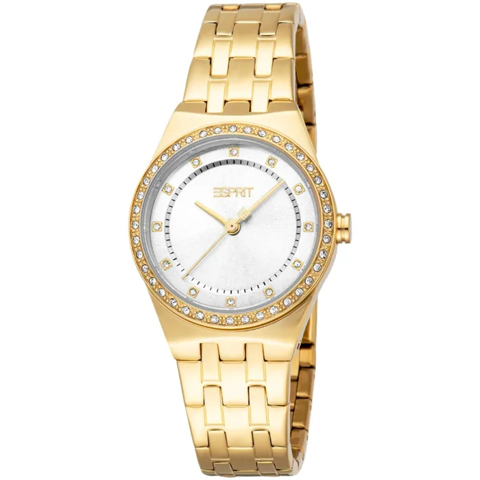 Esprit Rings Esprit River Ladies Silver Dial Gold Tone Watch