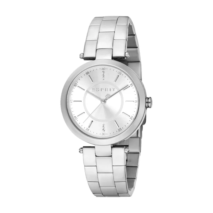 ESPRIT Womens Silver Watch with Silver Dial and Stainless Steel Bracelet Esprit Bracelets ESPRIT Womens Silver Watch with Silver Dial and Stainless Steel Bracelet Esprit Bracelets