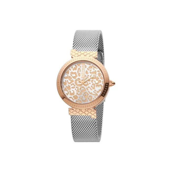 Just Cavalli Ladies Watch Animal Print Dial With Silver Color Mesh Bracelet Just Cavalli Bracelets Just Cavalli Ladies Watch Animal Print Dial With Silver Color Mesh Bracelet Just Cavalli Bracelets