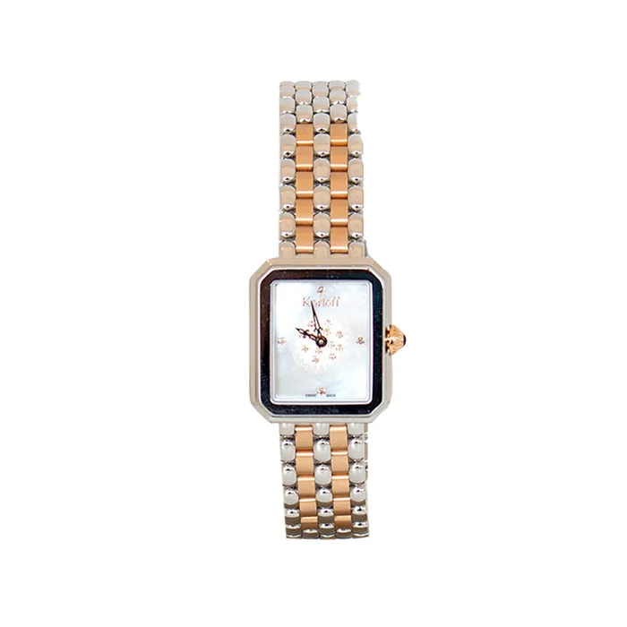 Korloff Ladies Watch Opera Collection Two Tone Steel Case And Rosegold Bracelet Korloff Bracelets Korloff Ladies Watch Opera Collection Two Tone Steel Case And Rosegold Bracelet Korloff Bracelets