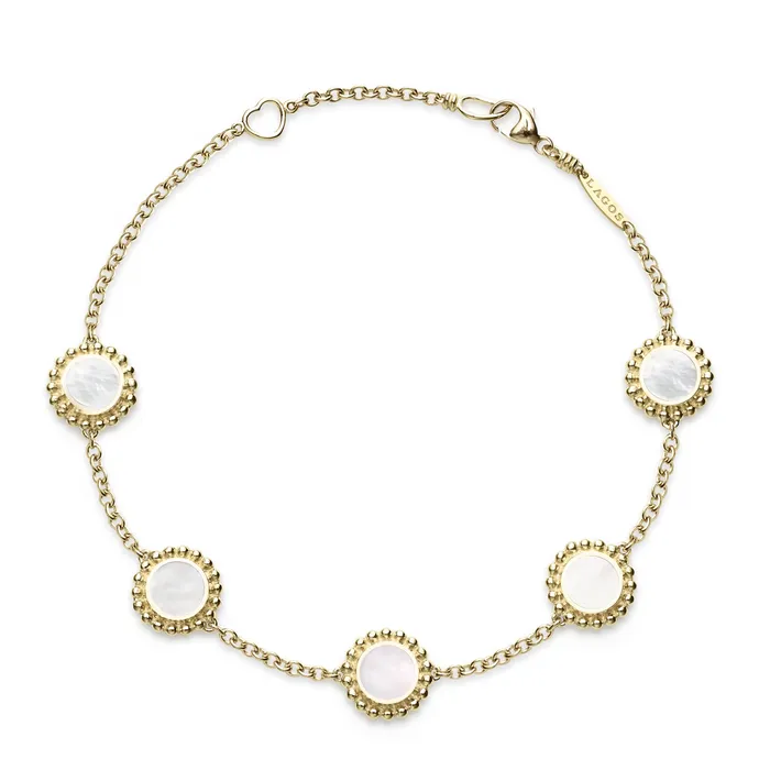 LAGOS Covet Five Station Round Mother of Pearl Bracelet Bracelets