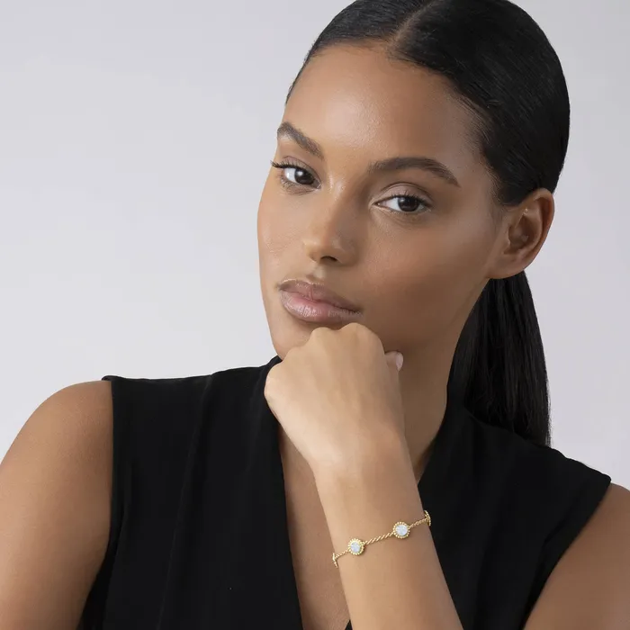 LAGOS Covet Five Station Round Mother of Pearl Bracelet Bracelets LAGOS Covet Five Station Round Mother of Pearl Bracelet Bracelets