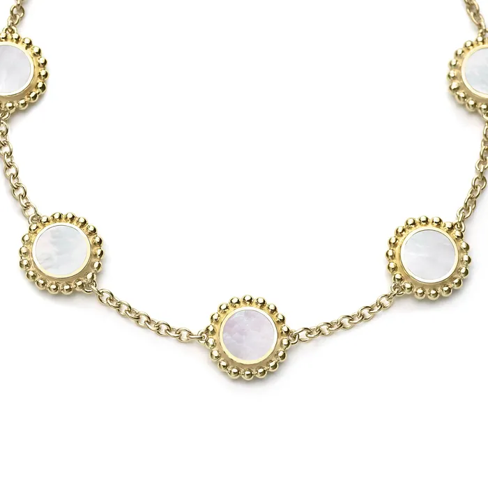 LAGOS Covet Five Station Round Mother of Pearl Bracelet Bracelets LAGOS Covet Five Station Round Mother of Pearl Bracelet Bracelets