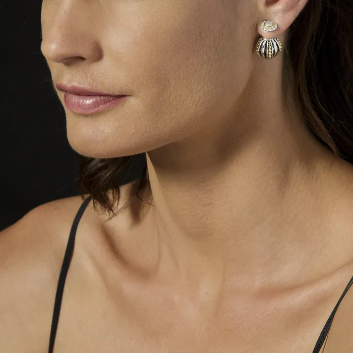 Lagos Earrings Signature Caviar Beaded Diamond Stud Earrings Lagos Earrings Signature Caviar Beaded Diamond Stud Earrings