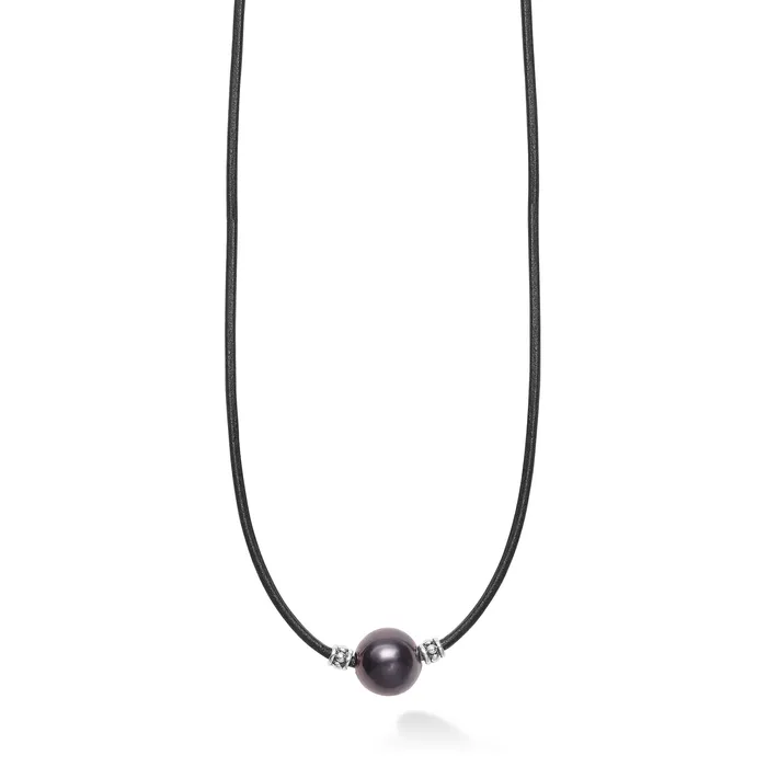 LAGOS Necklaces Anthem Single Tahitian Black Pearl Necklace