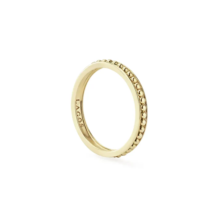 Lagos Rings Meridian 18K Gold Stacking Ring Lagos Rings Meridian 18K Gold Stacking Ring
