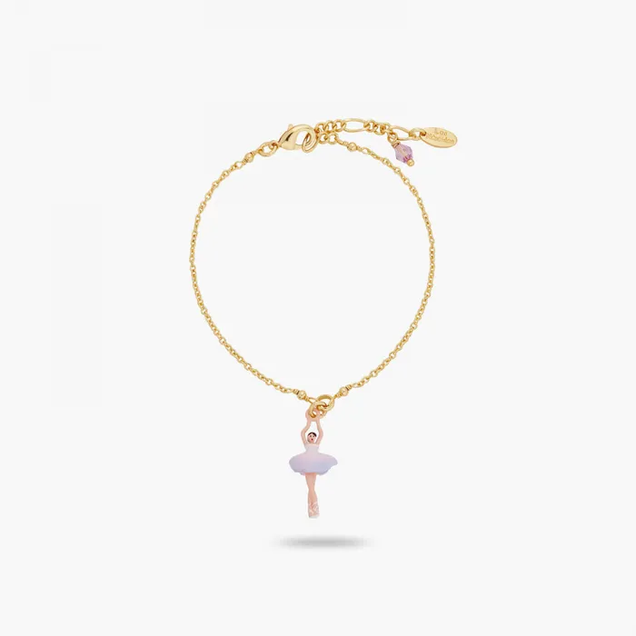 Les Nereides Bracelets Les Nereides Lilac And White Mini Ballerina Fine Bracelet Les Nereides Bracelets Les Nereides Lilac And White Mini Ballerina Fine Bracelet