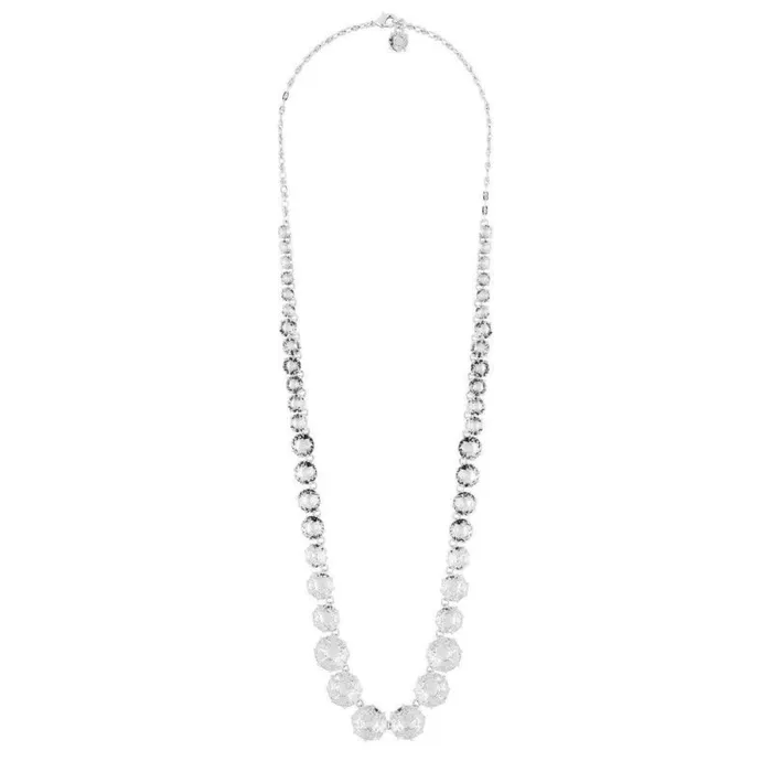 Les Nereides Long Crystal With Round Stones And Silver Crystal Chains Les Nereides Rings Les Nereides Long Crystal With Round Stones And Silver Crystal Chains Les Nereides Rings