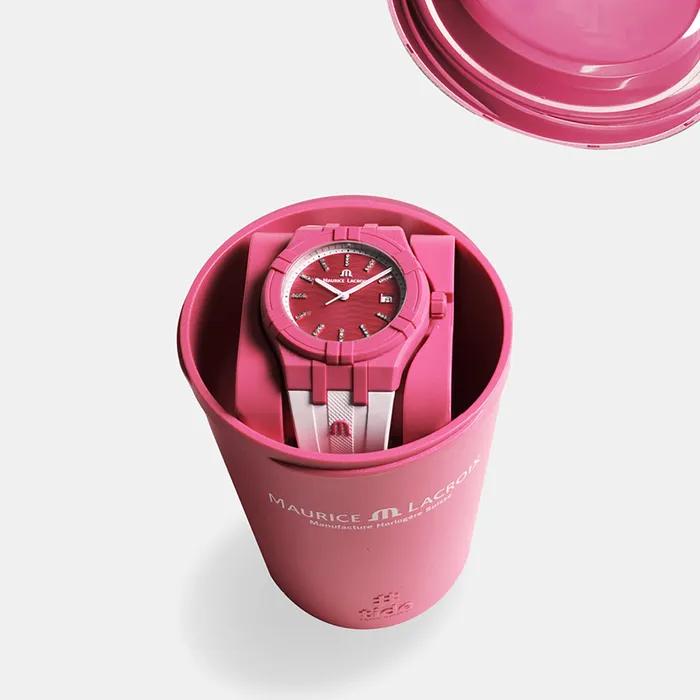 Maurice Lacroix Watches Maurice Lacroix Aikon Tide Quartz 40 mm Pink White Watch