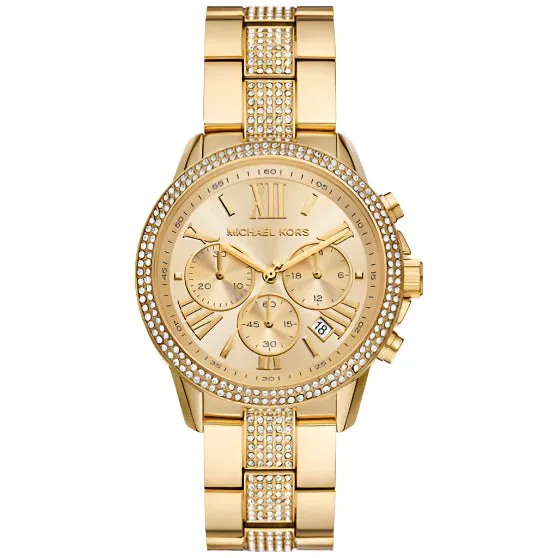 Michael Kors Brynn Ladies GoldTone Chronograph Watch Michael Kors Rings