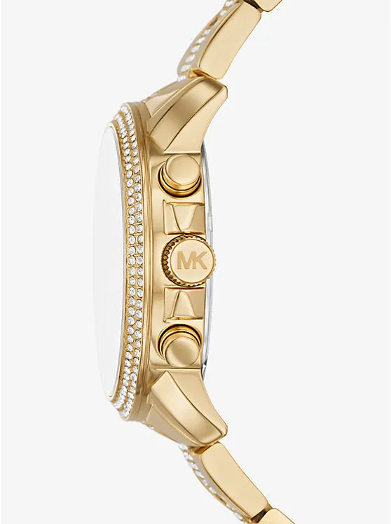 Michael Kors Brynn Ladies GoldTone Chronograph Watch Michael Kors Rings