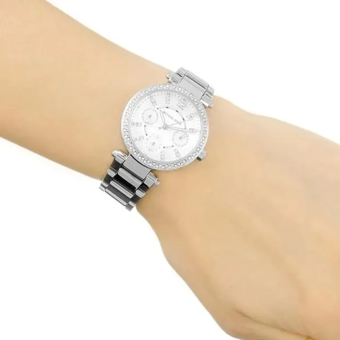 Michael Kors WomenS Parker Silver Watch Michael Kors Watches Michael Kors WomenS Parker Silver Watch Michael Kors Watches