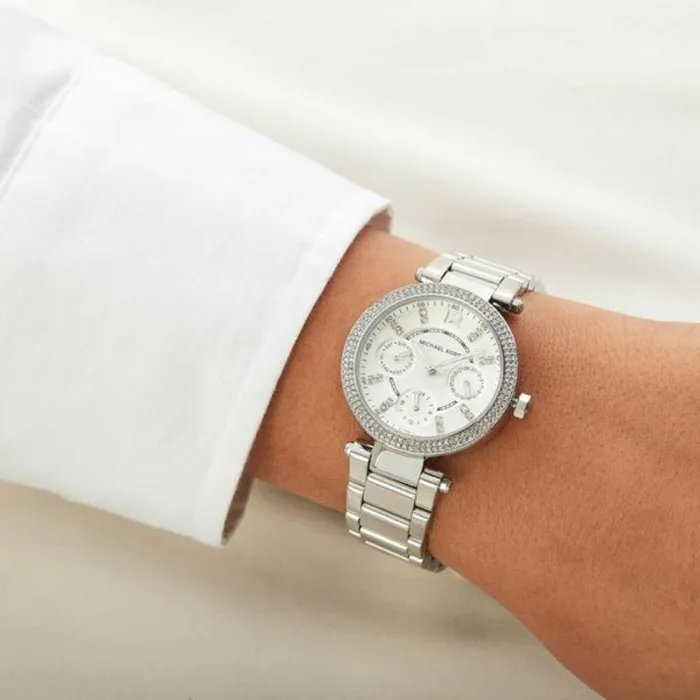 Michael Kors WomenS Parker Silver Watch Michael Kors Watches Michael Kors WomenS Parker Silver Watch Michael Kors Watches