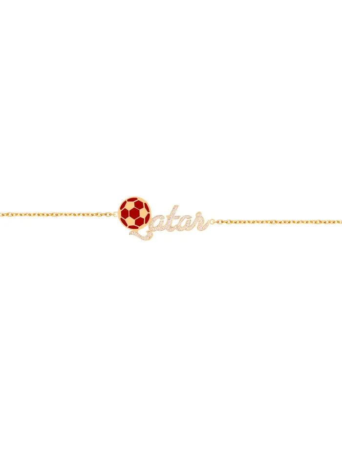 Michella Bracelets Michella 18 Ct Gold Diamond Bracelet With Enamel Basic