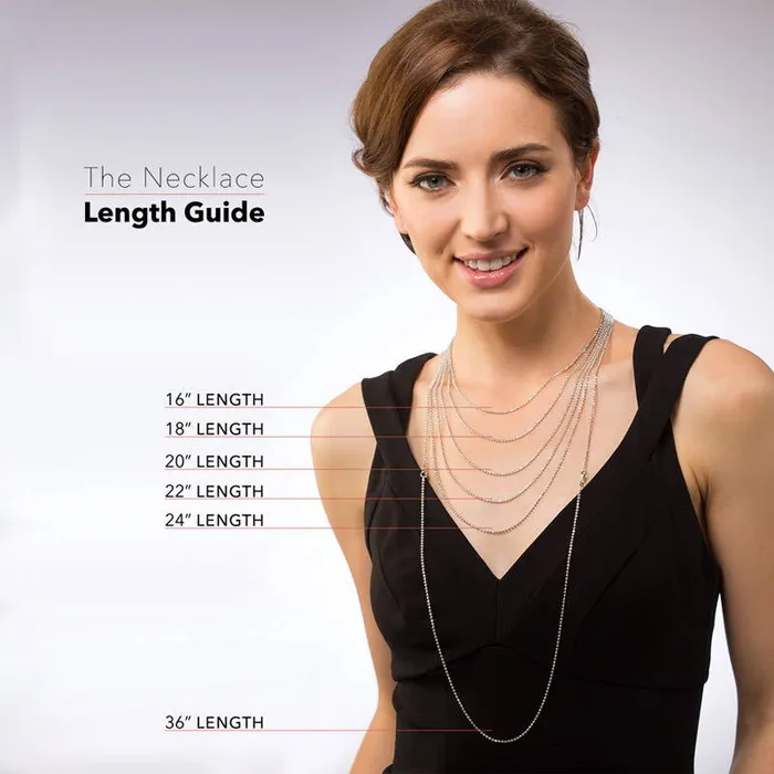 Necklaces BERRICLE Open Circle Interlocking CZ Necklace in Sterling Silver