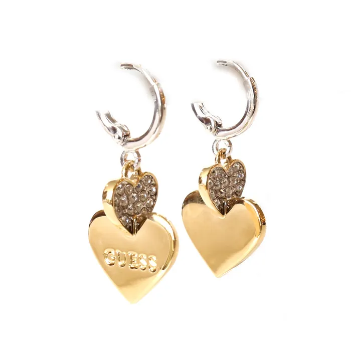 Necklaces Guess Guess Necklace Twisted Heart Pendant
