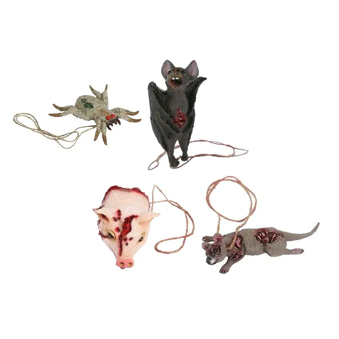 Necklaces LOOM TREE Halloween Hanging PVC Creepy Prank Tricky Prop Toy Party Decoration 13X8Cm Dropshipped via Social Commerce Network