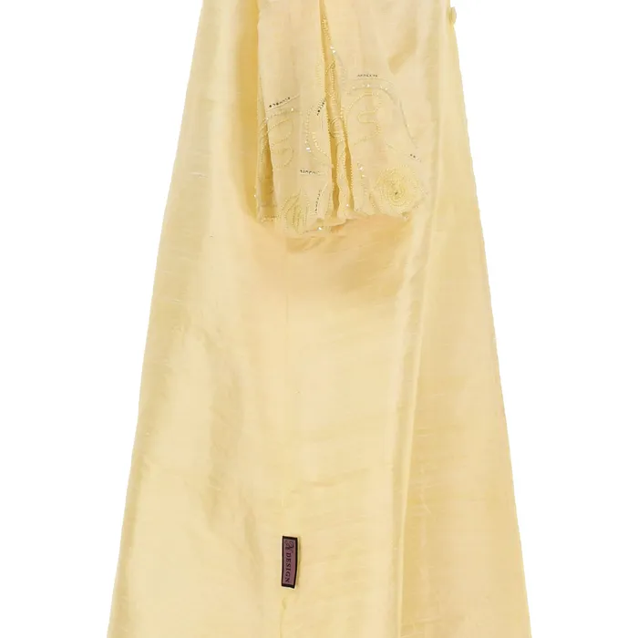 Necklaces N Design Womens Yellow Hand Embroidered Abaya N Design Necklaces N Design Womens Yellow Hand Embroidered Abaya N Design
