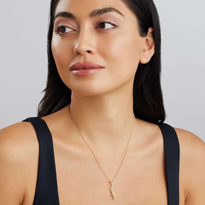 Necklaces Rare Wonders Petite 18K Gold Karat Pendant Necklace LAGOS Necklaces Rare Wonders Petite 18K Gold Karat Pendant Necklace LAGOS