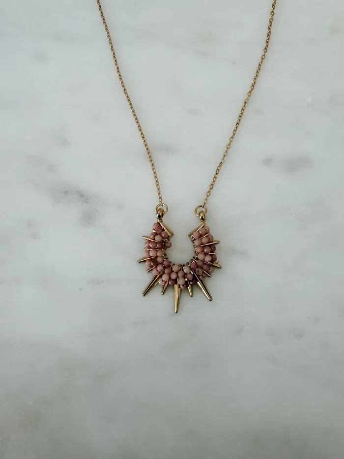 Necklaces Untamed Petals Pink Starburst Necklace SAMPLE SALE