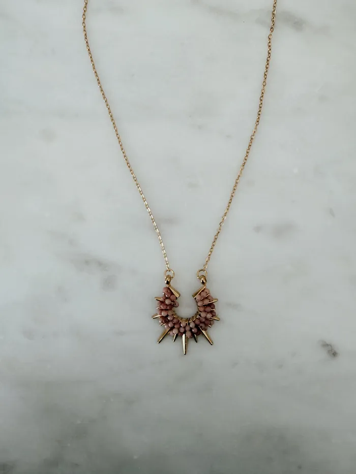 Necklaces Untamed Petals Pink Starburst Necklace SAMPLE SALE