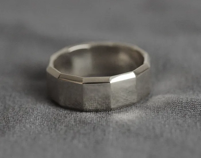 Patrick Wedding Ring 14K Gold MenS Ring capucinne Rings