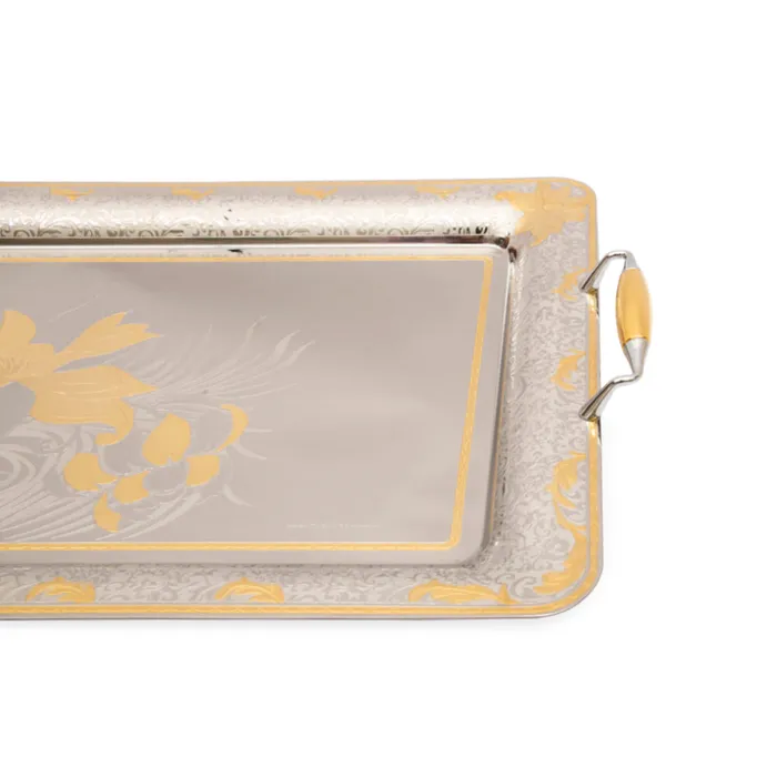 PreStyled Sets Tresors Ninfea Gold Rectangular Tray Tresors PreStyled Sets Tresors Ninfea Gold Rectangular Tray Tresors