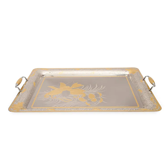 PreStyled Sets Tresors Ninfea Gold Rectangular Tray Tresors PreStyled Sets Tresors Ninfea Gold Rectangular Tray Tresors