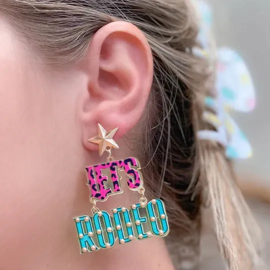 Prep Obsessed RNK Earrings Lets Rodeo Dangle Earrings