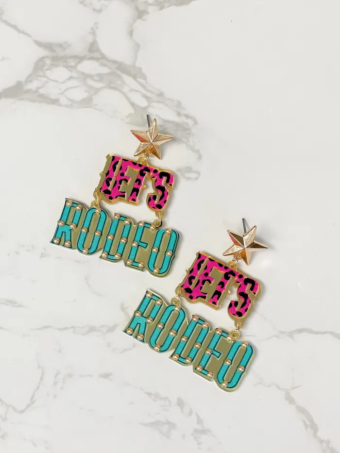 Prep Obsessed RNK Earrings Lets Rodeo Dangle Earrings Prep Obsessed RNK Earrings Lets Rodeo Dangle Earrings
