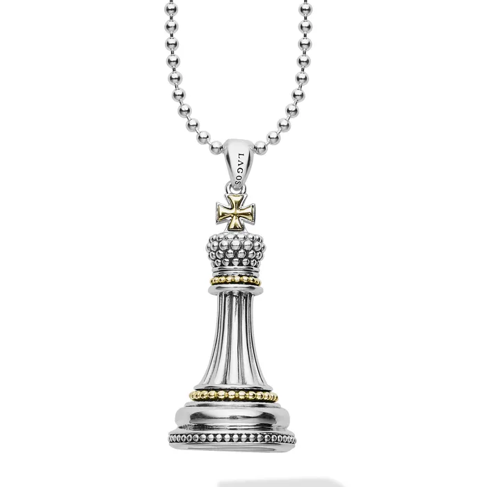 Rare Wonders TwoTone King Pendant Necklace LAGOS Necklaces