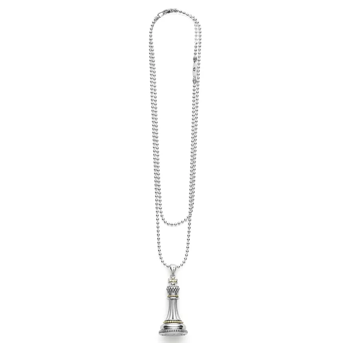 Rare Wonders TwoTone King Pendant Necklace LAGOS Necklaces Rare Wonders TwoTone King Pendant Necklace LAGOS Necklaces